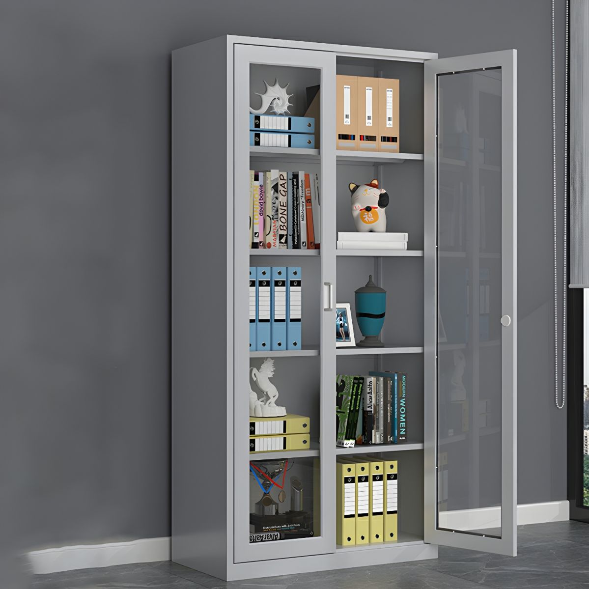 Full Glass Metallic Cabinet - Image 3
