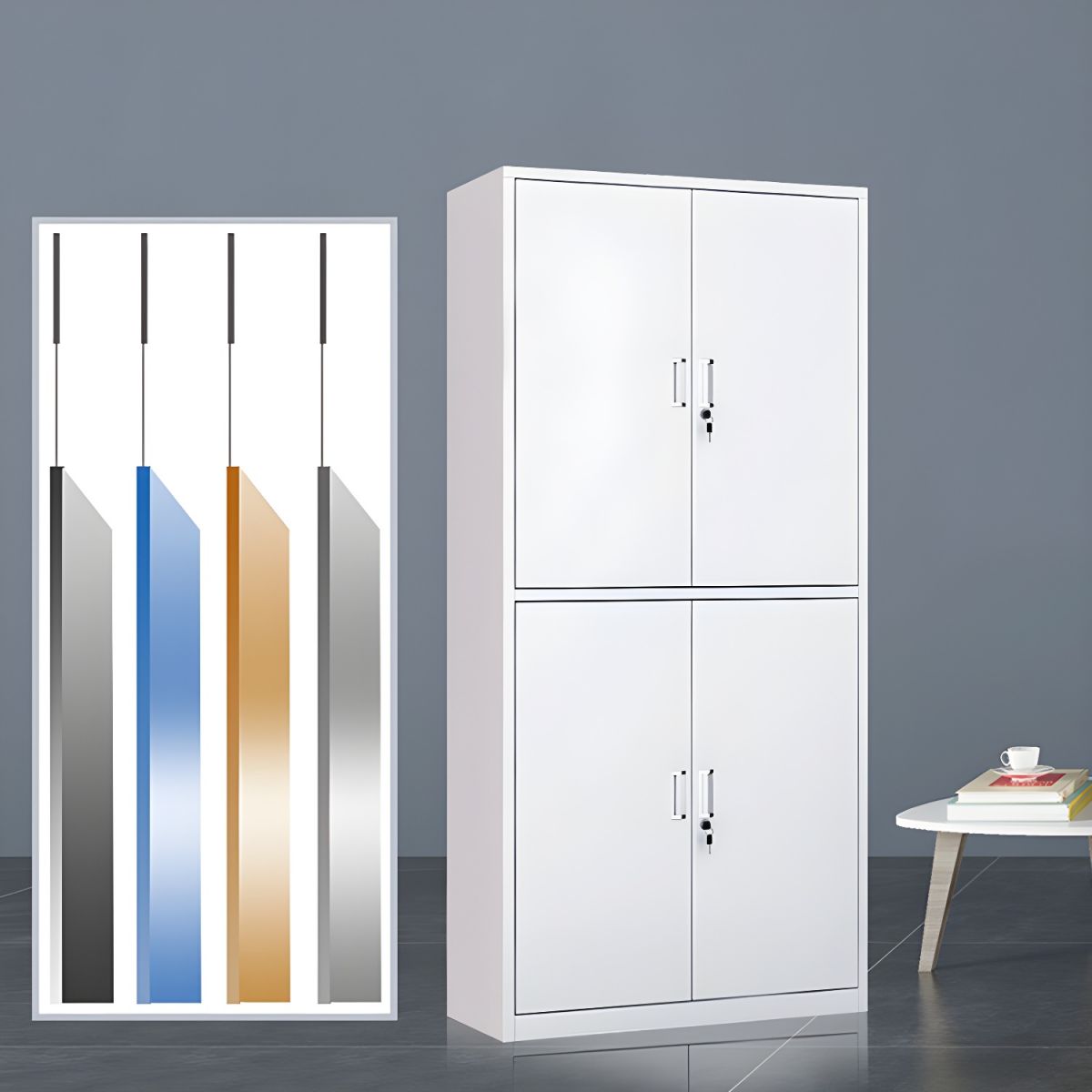4-Drawer Office Filling Cabinet - Image 5