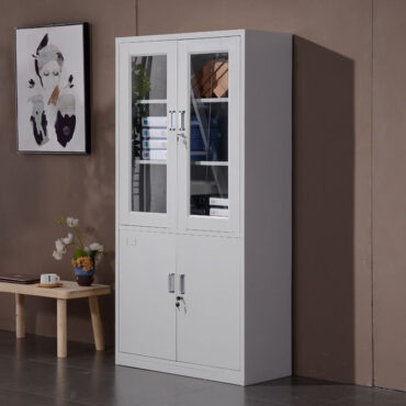 Half- Glass Metallic Cabinet