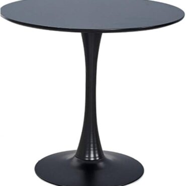 Black Round Dining Table