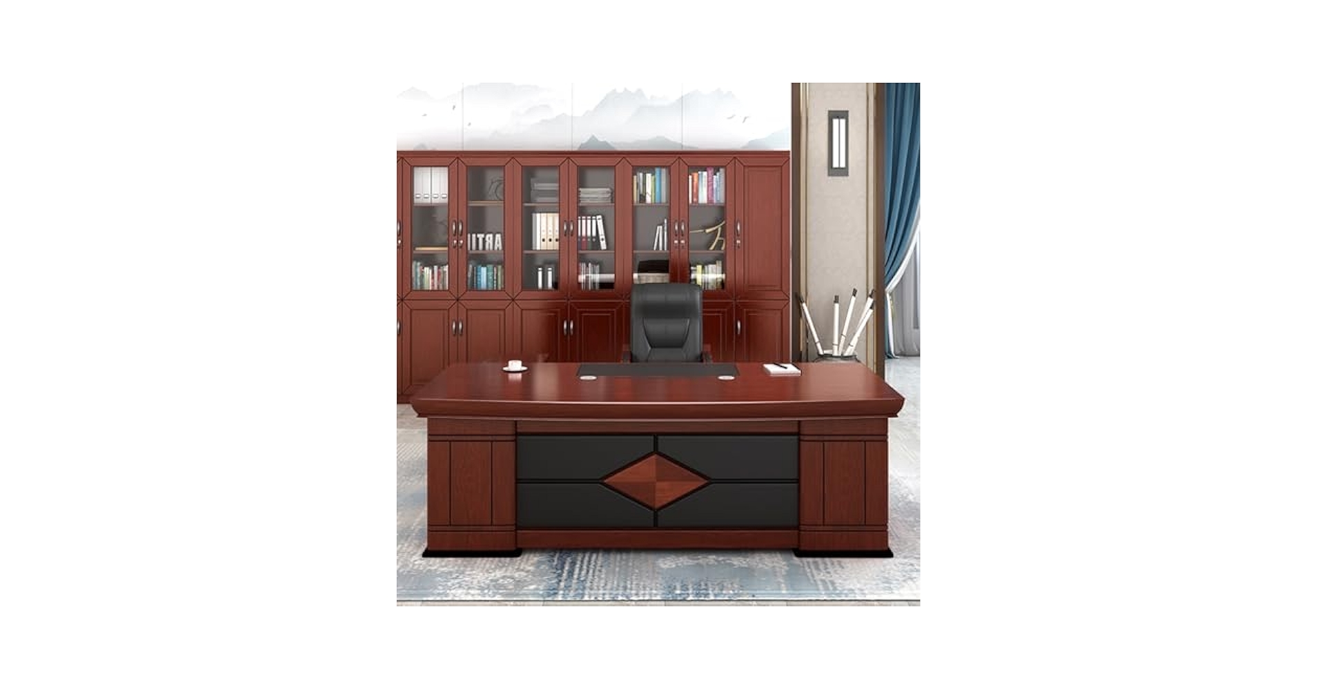 1.6m Executive Office Desk - Image 4