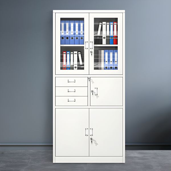 Filing cabinet with safe