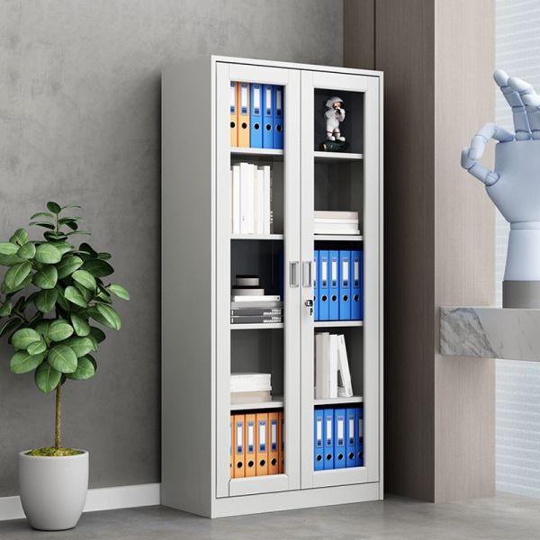 Full Glass Metallic Cabinet