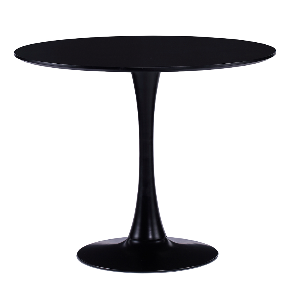 Black Round Dining Table