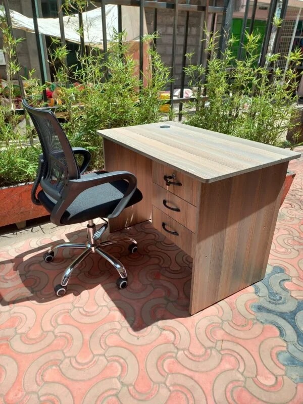 1M Study Desk+Office Chair Combo