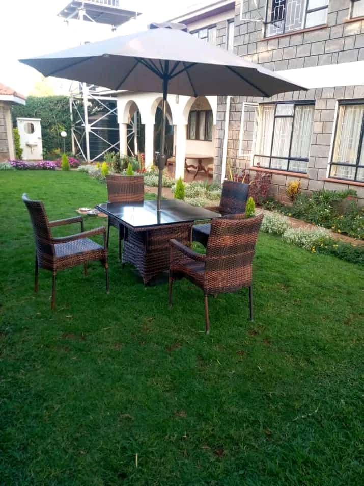 Outdoor Set With Umbrella