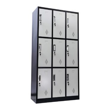 9-Locker Metallic Cabinet