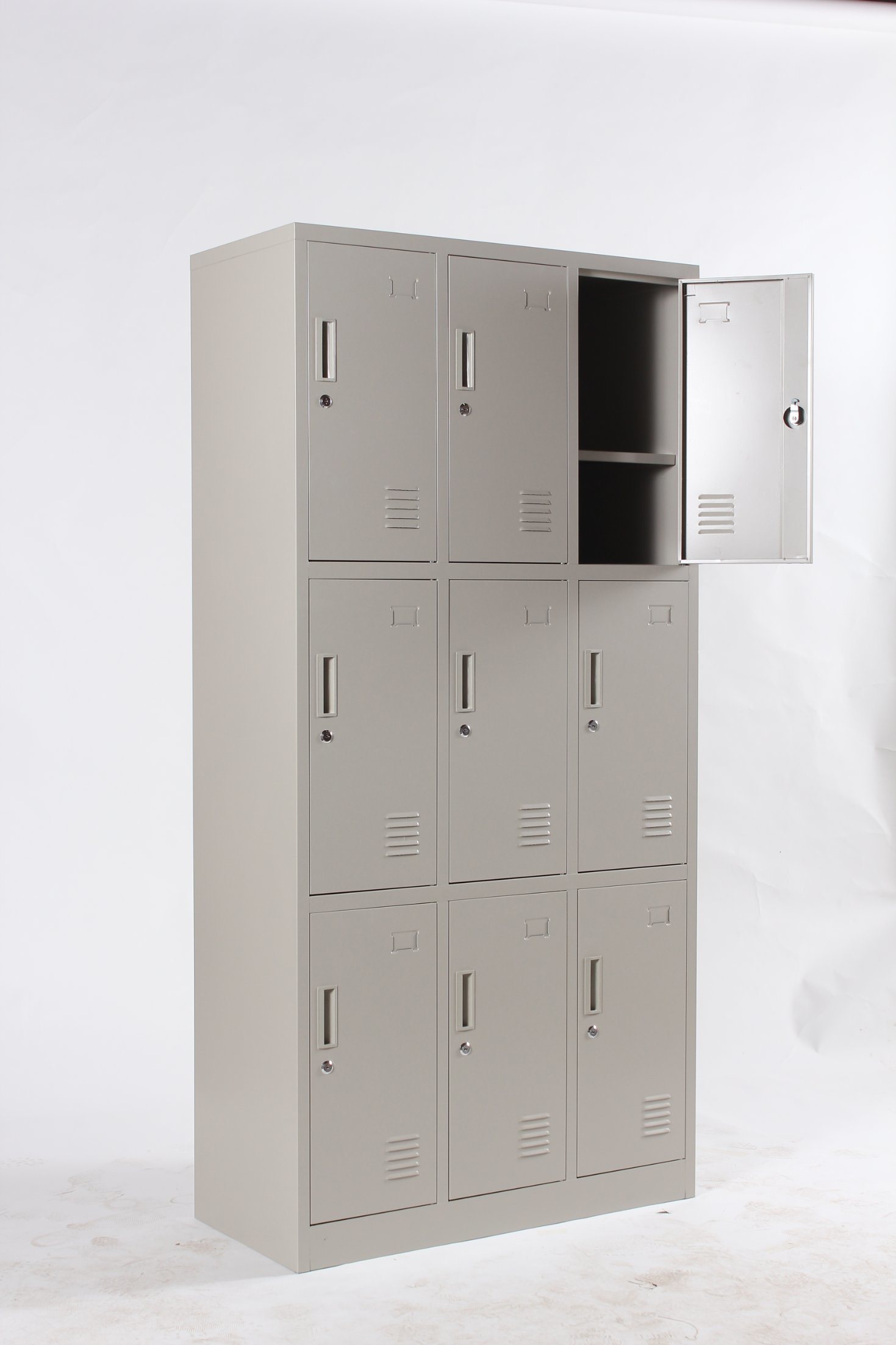 9-Door Metallic Cabinet