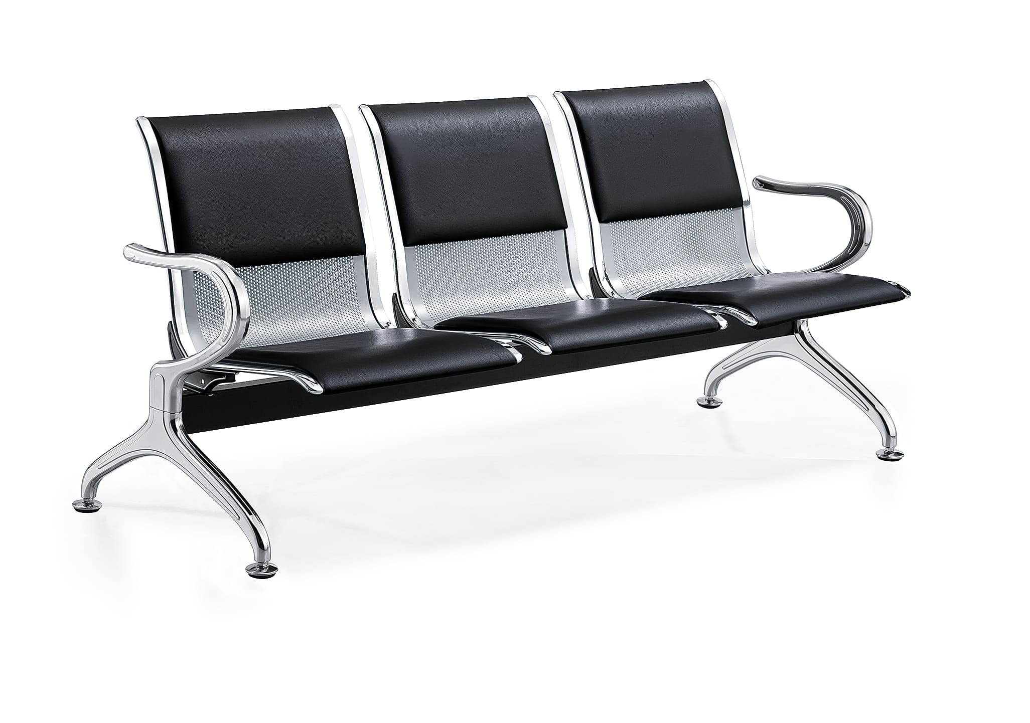 3-Link Reception Waiting Bench - Image 4