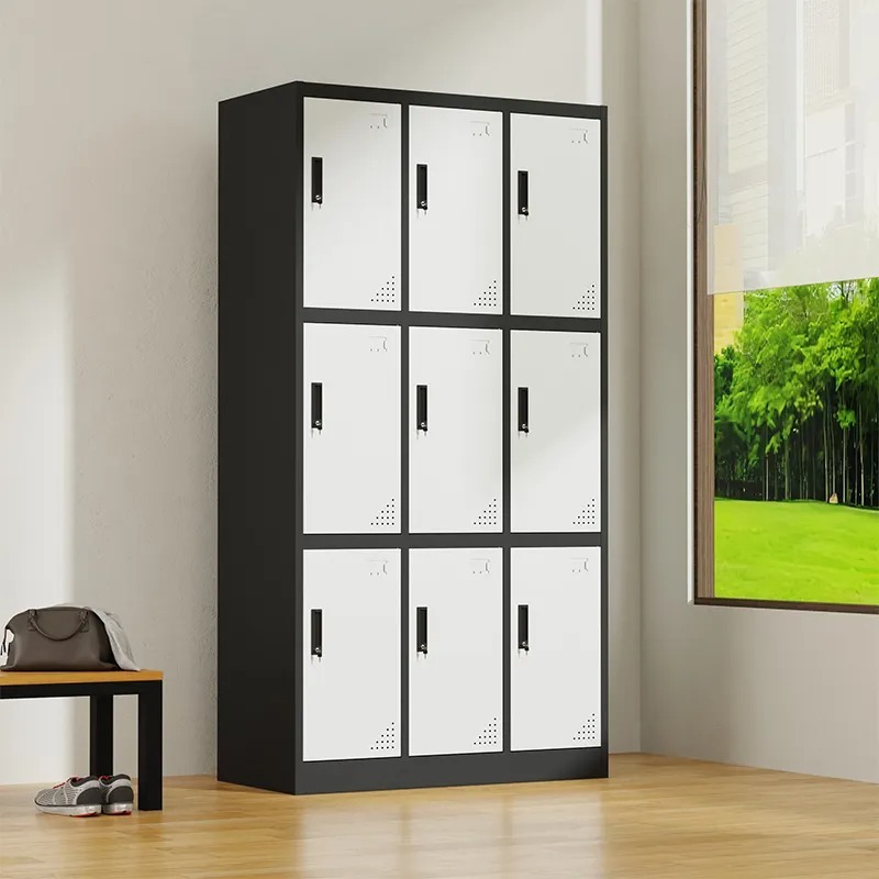 9-Locker Metallic Cabinet