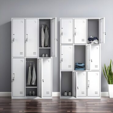 9-Locker Metallic Cabinet