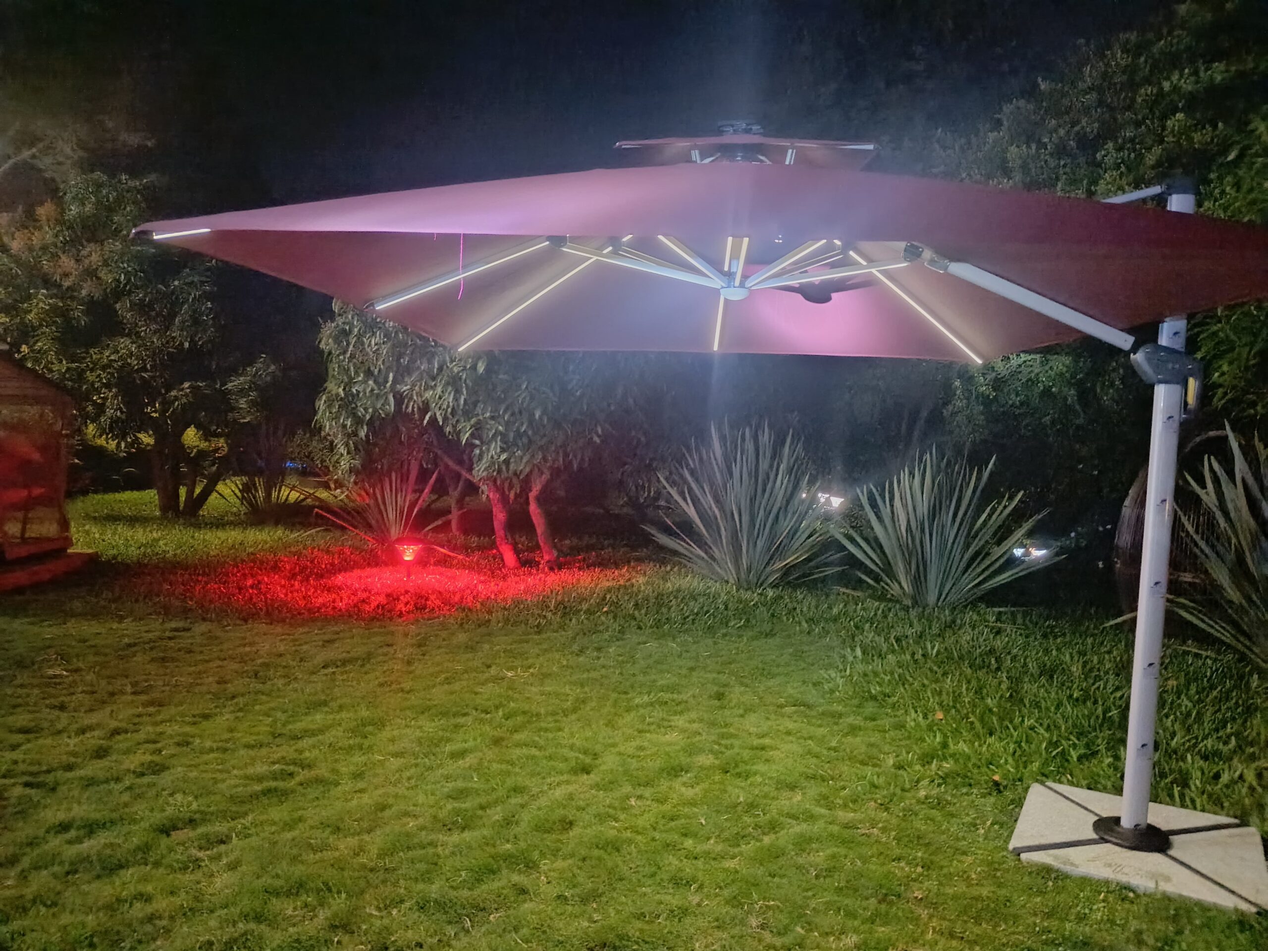 3x3m Parasal Canopy with LED Lights